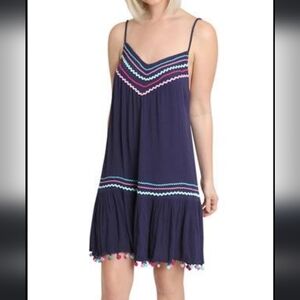 NANETTE LEPORE, Selina Spaghetti Strap Swim Cover-Up, Size XS